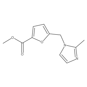 Methyl 5-((2-methyl-1H-imidazol-1-yl)methyl)furan-2-carboxylate Structure