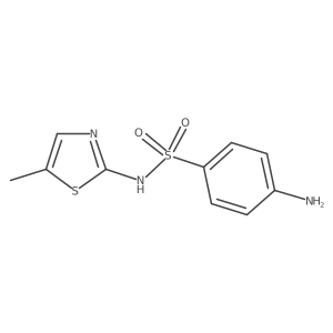 4-Amino-N-(5-methyl-1,3-thiazol-2-YL)benzenesulfonamide结构式