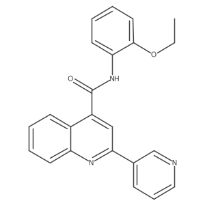 N-(2-ethoxyphenyl)-2-(pyridin-3-yl)quinoline-4-carboxamide Structure