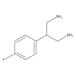 2-(4-Fluorophenyl)propane-1,3-diamine Structure