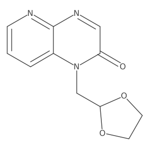 1-(1,3-Dioxolan-2-ylmethyl)pyrido[2,3-b]pyrazin-2(1h)-one结构式