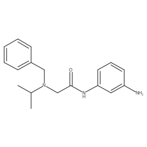 N-(3-Aminophenyl)-2-[(1-methylethyl)(phenylmethyl)amino]acetamide结构式