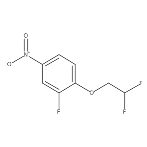 1-(2,2-Difluoroethoxy)-2-fluoro-4-nitrobenzene Structure