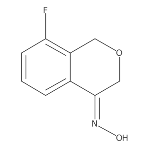 8-Fluoro-1H-2-benzopyran-4(3H)-one oxime Structure