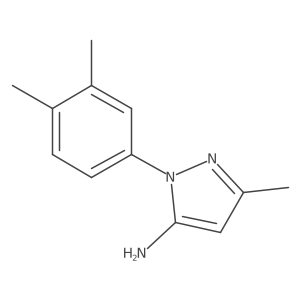 1-(3,4-dimethylphenyl)-3-methyl-1H-pyrazol-5-amine Structure
