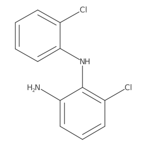 3-Chloro-N2-(2-chlorophenyl)-1,2-benzenediamine Structure