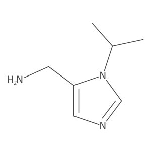(3-Propan-2-ylimidazol-4-yl)methanamine结构式