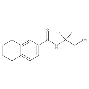 2-Naphthalenecarboxamide, 5,6,7,8-tetrahydro-N-(2-hydroxy-1,1-dimethylethyl)-结构式