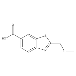 2-(Methoxymethyl)benzo[d]thiazole-6-carboxylic acid Structure