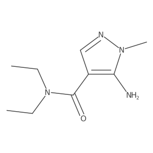 5-amino-N,N-diethyl-1-methyl-pyrazole-4-carboxamide Structure