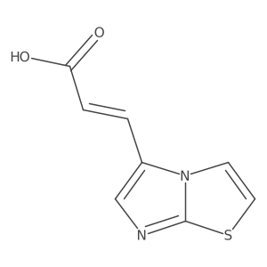 (E)-3-(Imidazo[2,1-b]thiazol-5-yl)acrylic acid Structure