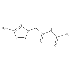 [2-(3-Amino-1H-1,2,4-triazol-1-YL)acetyl]urea结构式