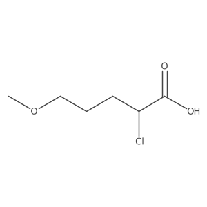 Pentanoic acid, 2-chloro-5-methoxy- Structure