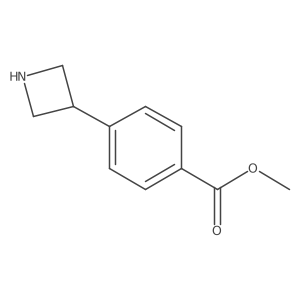 Methyl 4-(azetidin-3-yl)benzoate结构式