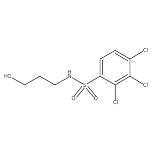 (3-Hydroxypropyl)[(2,3,4-trichlorophenyl)sulfonyl]amine Structure