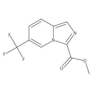 Methyl 6-(Trifluoromethyl)imidazo[1,5-a]pyridine-3-carboxylate结构式