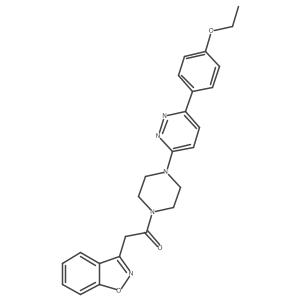 2-(Benzo[d]isoxazol-3-yl)-1-(4-(6-(4-ethoxyphenyl)pyridazin-3-yl)piperazin-1-yl)ethanone Structure