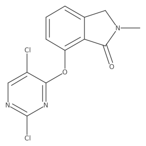 7-(2,5-Dichloro-pyrimidin-4-yloxy)-2-methyl-2,3-dihydro-isoindol-1-one Structure
