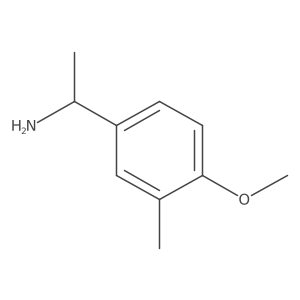 (1R)-1-(4-methoxy-3-methylphenyl)ethan-1-amine结构式