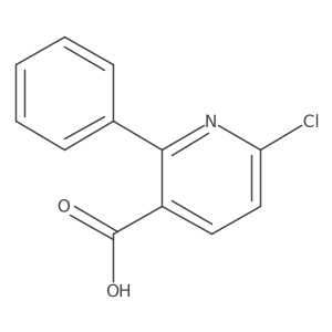 6-Chloro-2-phenylpyridine-3-carboxylic acid结构式