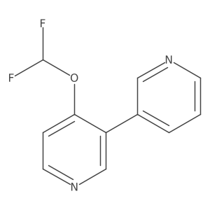 4-(Difluoromethoxy)-3,3'-bipyridine Structure