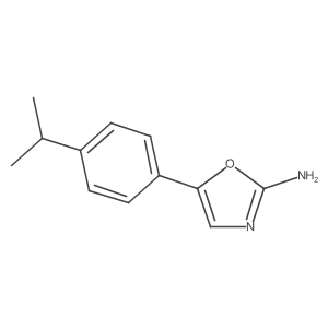 5-(4-Isopropylphenyl)oxazol-2-amine Structure