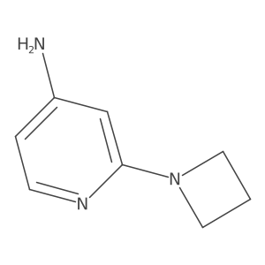 2-(Azetidin-1-yl)pyridin-4-amine Structure