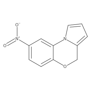 8-nitro-4H-benzo[b]pyrrolo[1,2-d][1,4]oxazine结构式