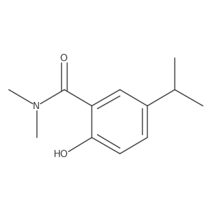 2-Hydroxy-5-isopropyl-N,N-dimethylbenzamide结构式