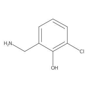 2-(Aminomethyl)-6-chlorophenol结构式