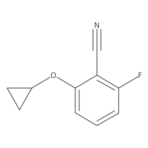 2-Cyclopropoxy-6-fluorobenzonitrile结构式