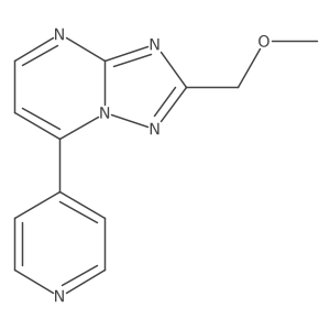 2-(Methoxymethyl)-7-(pyridin-4-yl)[1,2,4]triazolo[1,5-a]pyrimidine Structure