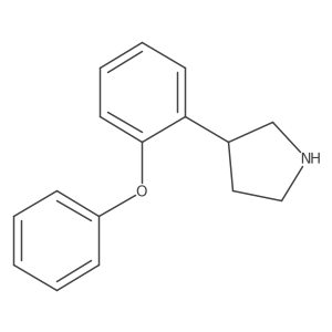 3-(2-Phenoxyphenyl)pyrrolidine Structure