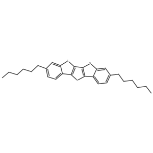 3,8-Dihexylthieno[3,2-b:4,5-b']bis[1]benzothiophene Structure
