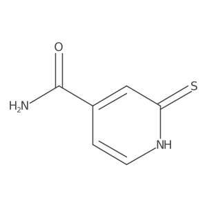 2-sulfanylidene-1H-pyridine-4-carboxamide结构式