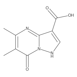 7-Hydroxy-5,6-dimethylpyrazolo[1,5-a]pyrimidine-3-carboxylic acid Structure