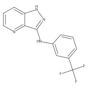 N-[3-(trifluoromethyl)phenyl]-1H-pyrazolo[4,3-b]pyridin-3-amine Structure
