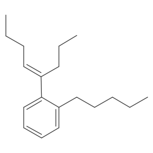 Benzene, 1-pentyl-2-[(1E)-1-propyl-1-penten-1-yl]-结构式