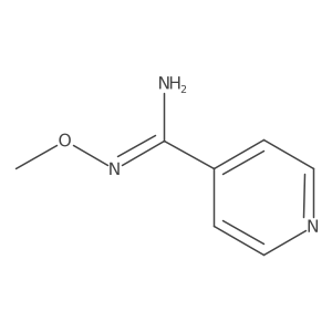 N-Methoxy-4-pyridinecarboximidamide Structure