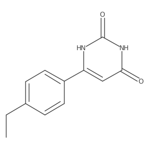 6-(4-ethylphenyl)pyrimidine-2,4(1H,3H)-dione结构式