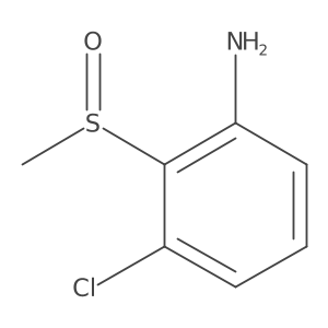 3-Chloro-2-methanesulfinylaniline Structure