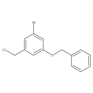 1-(Benzyloxy)-3-bromo-5-(chloromethyl)benzene Structure