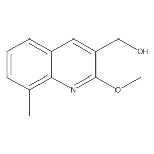 2-Methoxy-8-methyl-3-quinolinemethanol Structure