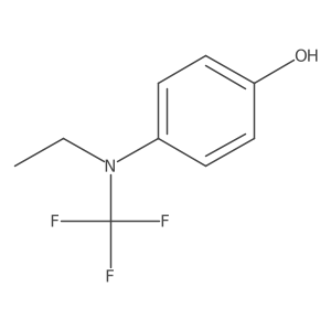 4-(Ethyl(trifluoromethyl)amino)phenol Structure