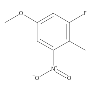 2-Fluoro-4-methoxy-6-nitro toluene Structure