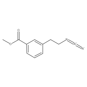 Methyl 3-(2-azidoethyl)benzoate结构式