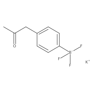 Potassium trifluoro(4-(2-oxopropyl)phenyl)borate Structure
