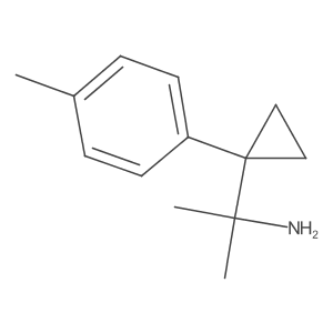2-[1-(4-Methylphenyl)cyclopropyl]propan-2-amine Structure