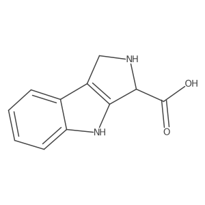 Pyrrolo[3,4-b]indole-3-carboxylic acid, 1,2,3,4-tetrahydro-结构式