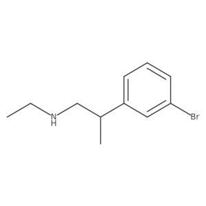 [2-(3-Bromophenyl)propyl](ethyl)amine Structure